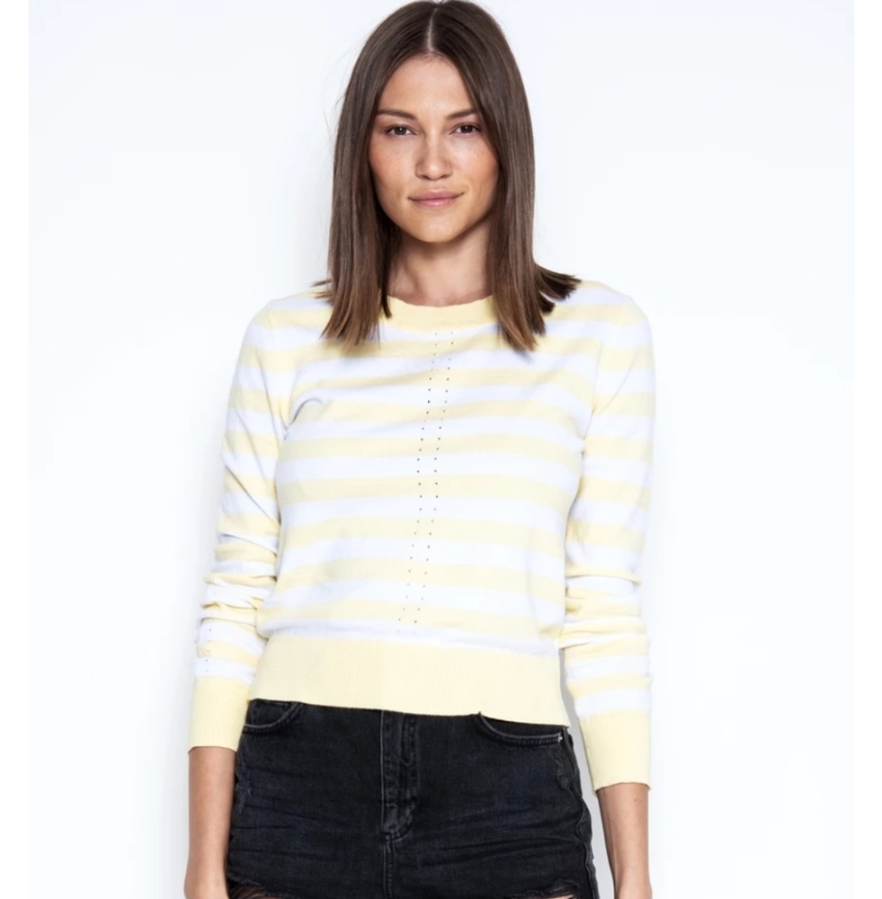 One grey day Sonny Pullover-Lemon Combo